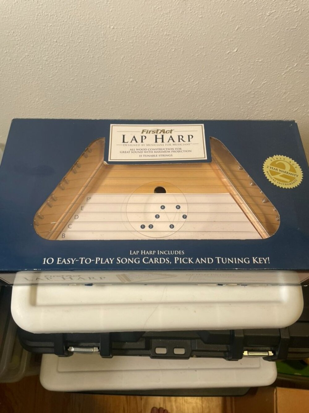 First Act Lap Harp with Solid Wood